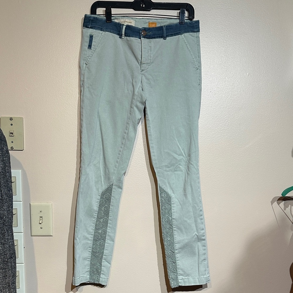 Pilcro and the Letterpress Light Blue Jeans